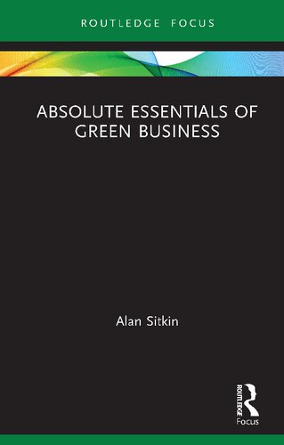 Absolute essentials of green business