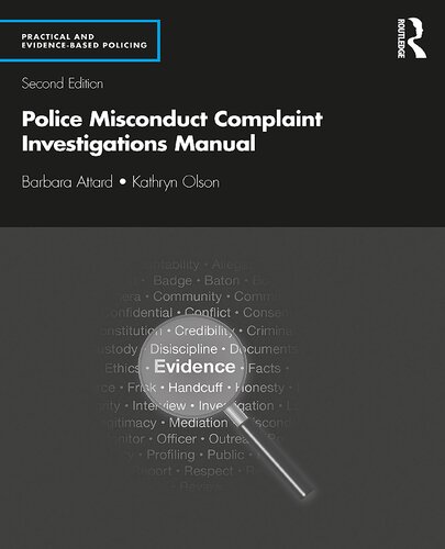 Police Misconduct Complaint Investigations Manual