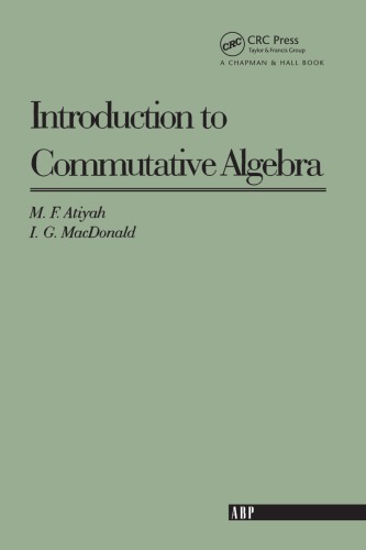 Introduction to Commutative Algebra.