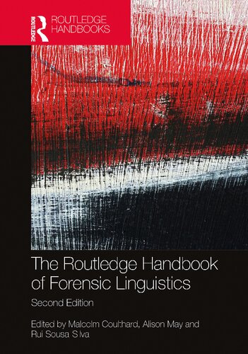 The Routledge Handbook of Forensic Linguistics