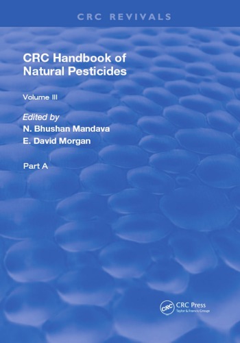 Handbook of Natural Pesticides