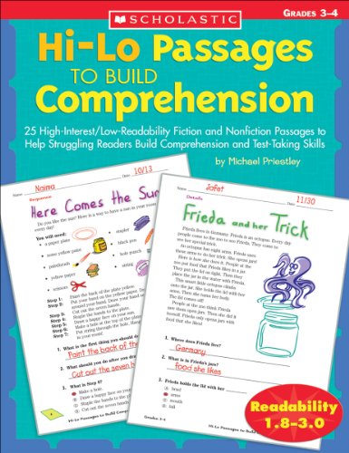 Hi-Lo Passages To Build Reading Comprehension Skills