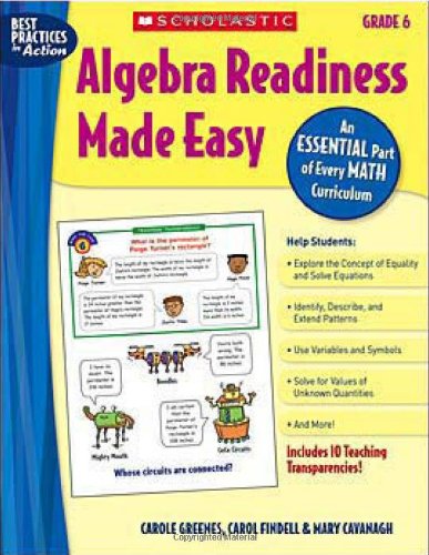 Algebra Readiness Made Easy