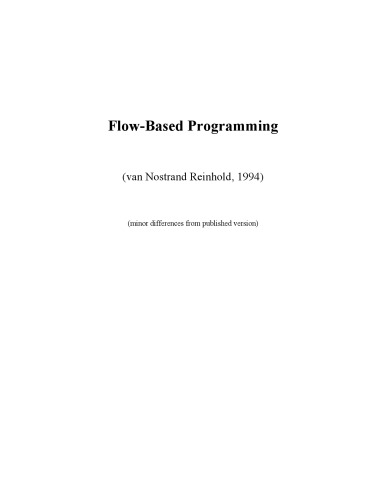 Flow-Based Programming