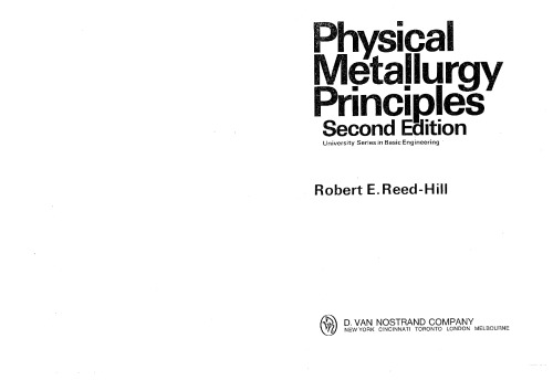 Physical Metallurgy Principles