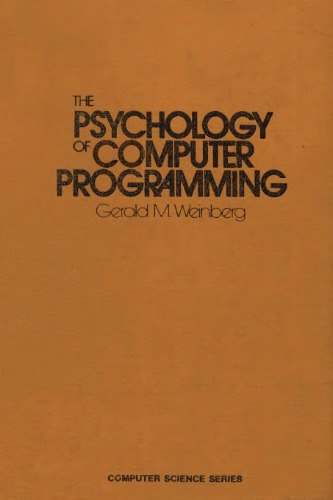 Psychology of Computer Programming