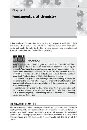 Essential Chemistry for Aromatherapy