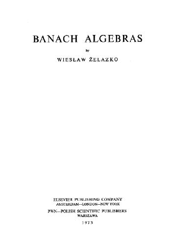 Banach Algebras