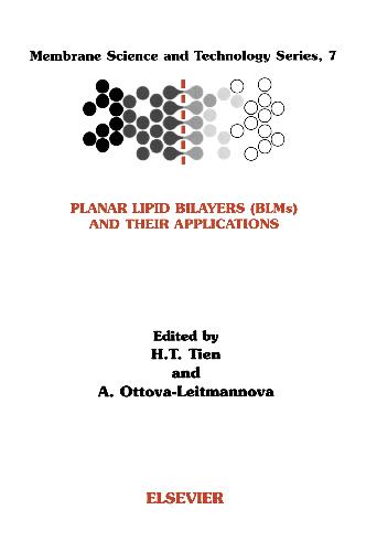 Planar Lipid Bilayers (Blm's) and Their Applications, 7