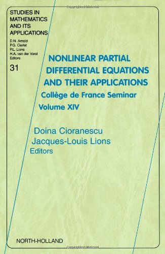 Nonlinear Partial Differential Equations and Their Applications, 31