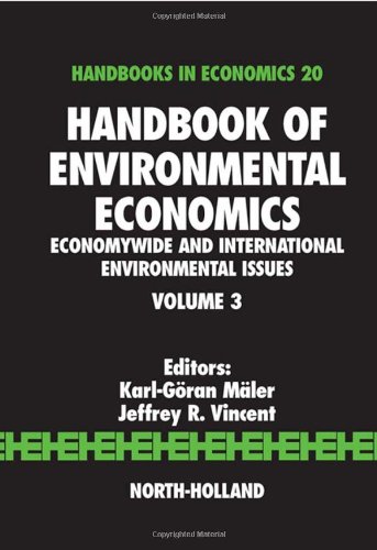 Handbook of Environmental Economics, 3