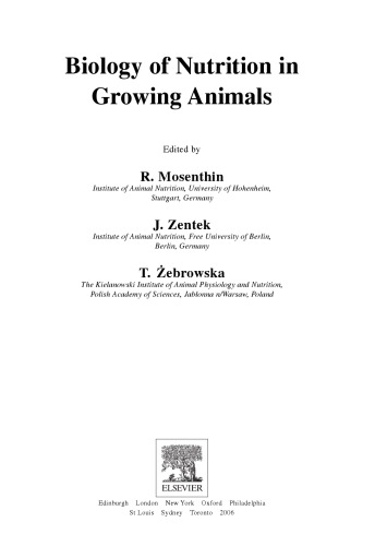 Biology of Nutrition in Growing Animals, 4