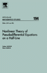 Nonlinear Theory of Pseudodifferential Equations on a Half-Line, 194