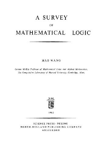 A survey of mathematical logic