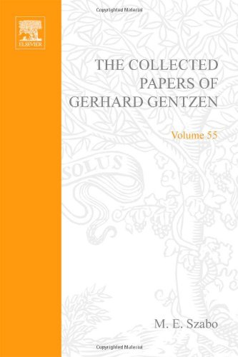 The collected papers of Gerhard Gentzen