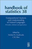 Computational Analysis and Understanding of Natural Languages