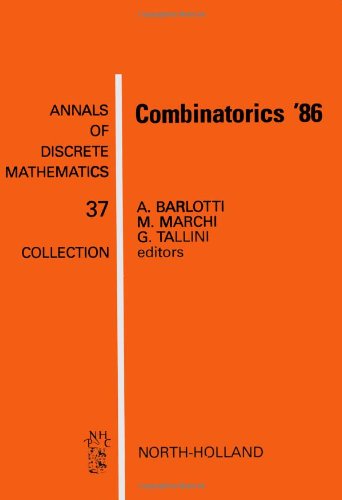 Annals of Discrete Mathematics, Volume 37