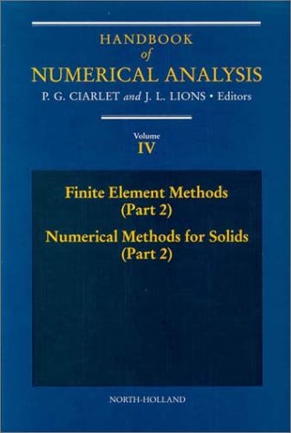 Handbook of Numerical Analysis, Volume 4