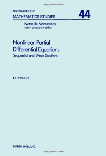 Nonlinear Partial Differential Equations