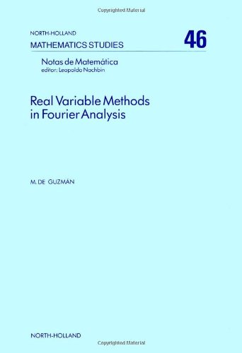 Real Variable Methods in Fourier Analysis