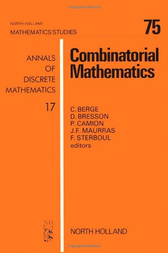 Annals of Discrete Mathematics, Volume 17