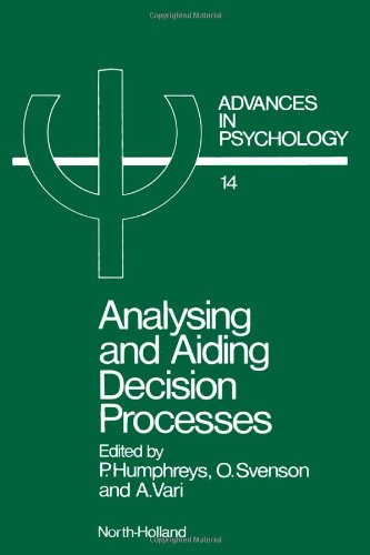 Advances in Psychology, Volume 14