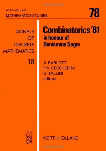 Annals of Discrete Mathematics, Volume 18