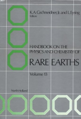 Handbook on the Physics and Chemistry of Rare Earths, Volume 13