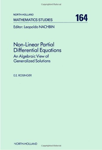 Non Linear Partial Differential Equations