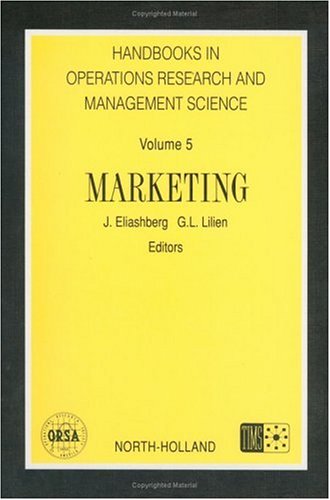 Handbooks in Operations Research and Management Science, Volume 5