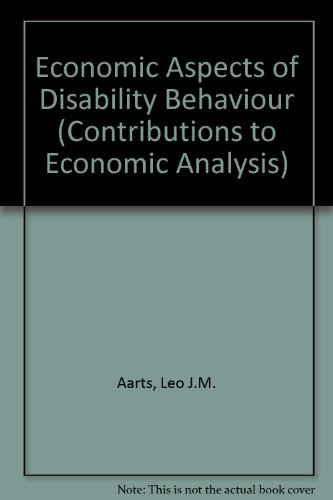 Economic Aspects Of Disability Behavior