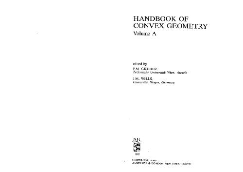 Handbook of Convex Geometry