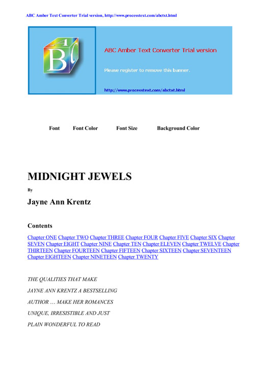 Midnight Jewels