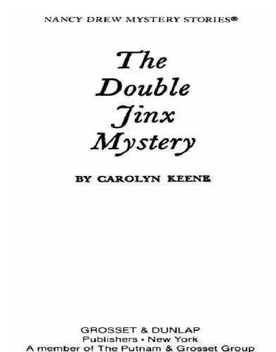 The Double Jinx Mystery