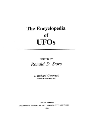 Encyclopedia of UFOs