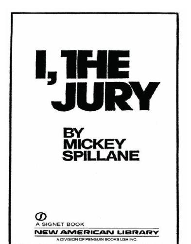 I, the Jury, with Armand Assante Movie Cover