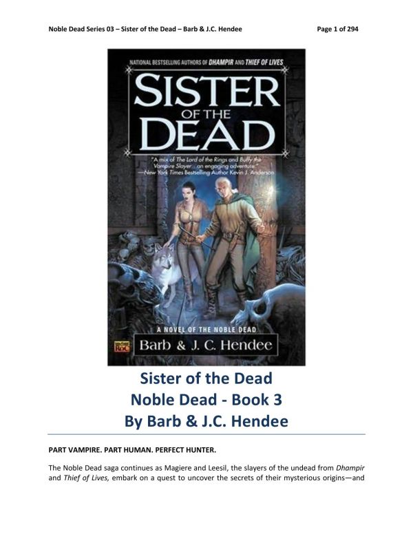 Sister of the Dead