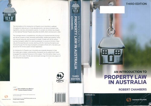 An Introduction to Property Law in Australia.