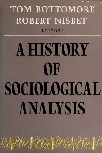 History of Sociological Analysis