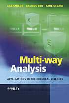 Multi-Way Analysis