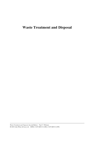 Waste treatment and disposal