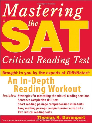 Mastering the SAT Critical Reading Test