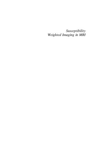 Mri Susceptibility Weighted Imaging