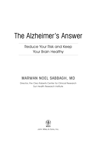 The Alzheimer's Answer