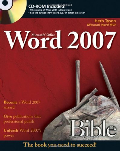 Microsoft Word 2007 Bible [With CD-ROM]