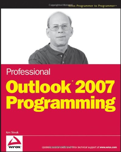 Professional Outlook 2007 Programming