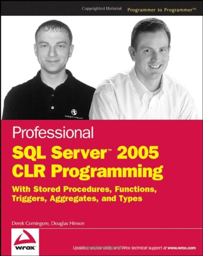 Professional SQL Server 2005 CLR Programming