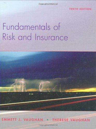 Fundamentals of Risk and Insurance