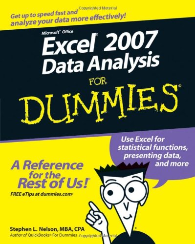 Excel 2007 Data Analysis for Dummies