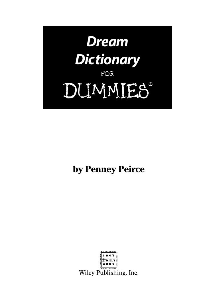 Dream Dictionary For Dummies